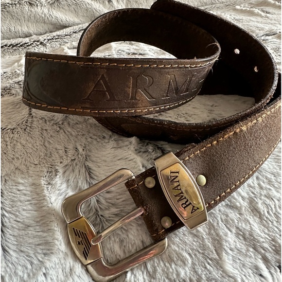 Authentic Armani belt. Brown.